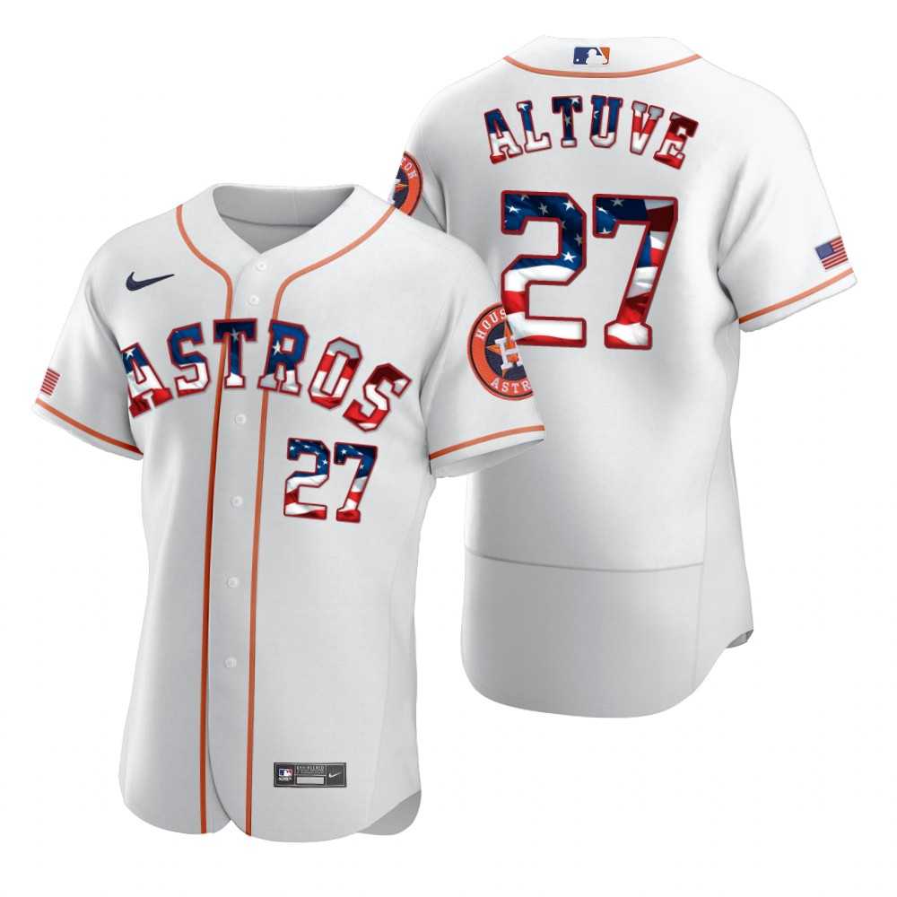 Astros 27 Jose Altuve White USA Flag Fashion Nike Cool Base Jersey Dyin,We sell and wholesale Astros 27 Jose Altuve White USA Flag Fashion Nike Cool Base Jersey Dyin on line form chian!